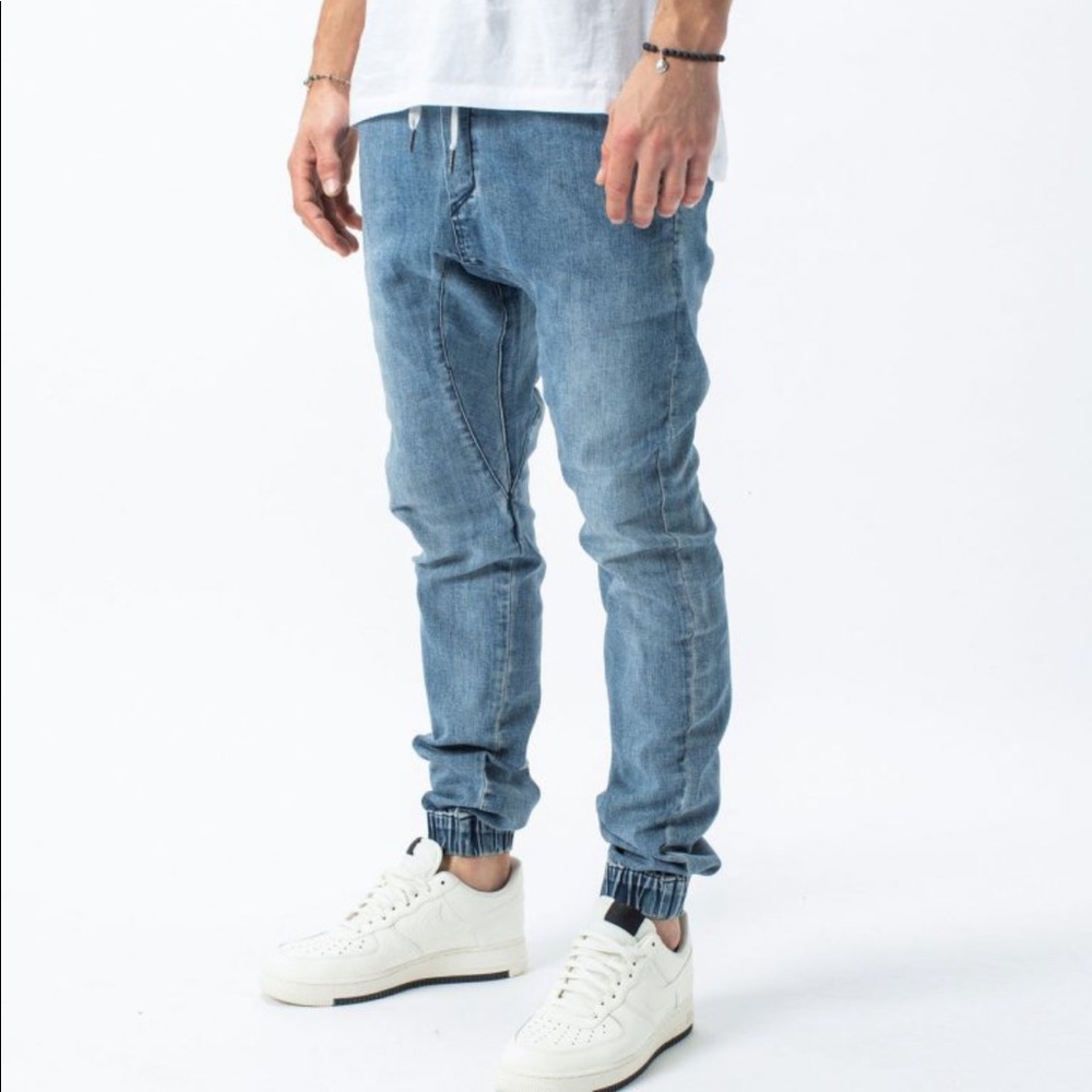 Zanerobe denim joggers
